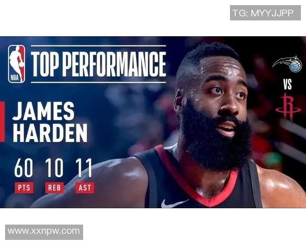 火箭MVP哈登连续8场得分45+超越乔丹，刷新历史纪录